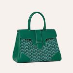 Goyard Saigon Tote Green Goyardine Canvas Palladium Hardware - Image 2
